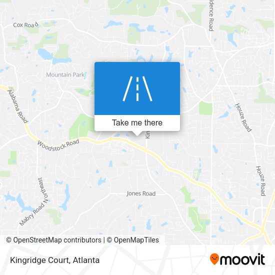 Kingridge Court map