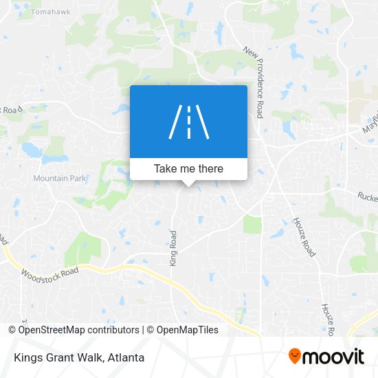Mapa de Kings Grant Walk