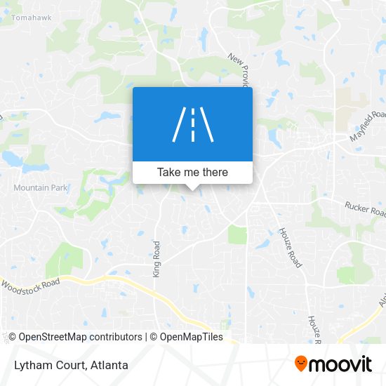 Mapa de Lytham Court