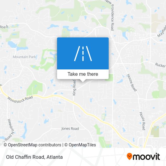 Mapa de Old Chaffin Road