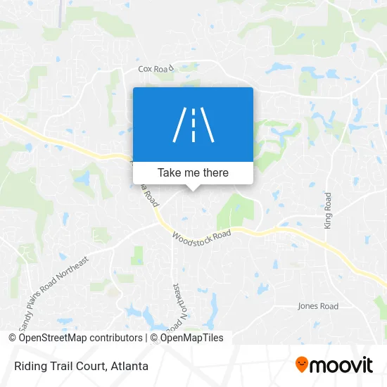 Riding Trail Court map