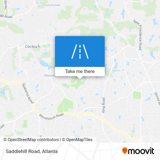 Mapa de Saddlehill Road