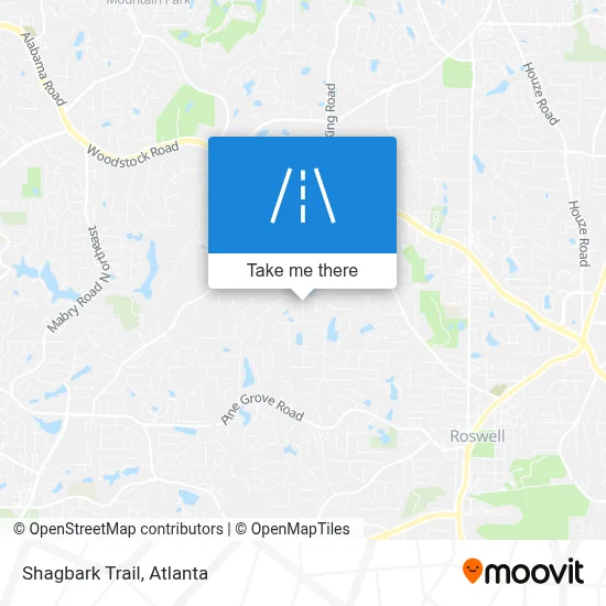 Shagbark Trail map