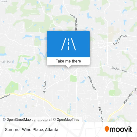 Summer Wind Place map