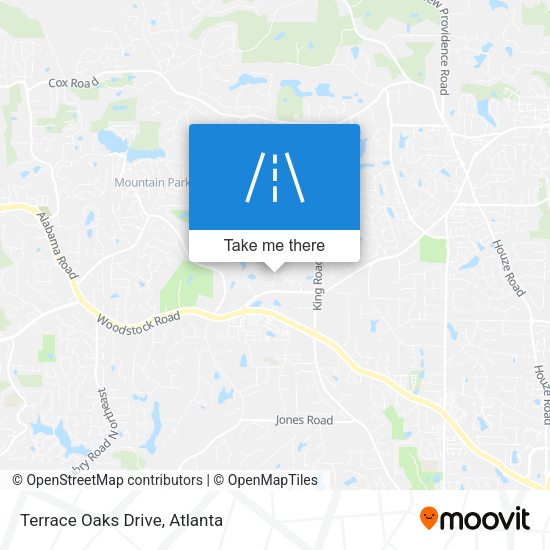 Mapa de Terrace Oaks Drive