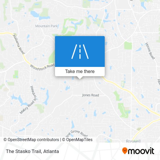 The Stasko Trail map