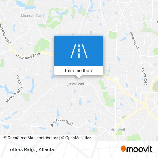 Trotters Ridge map