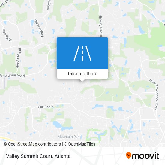 Mapa de Valley Summit Court