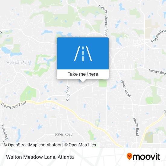 Mapa de Walton Meadow Lane