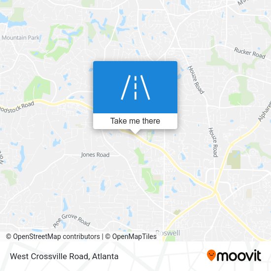 Mapa de West Crossville Road