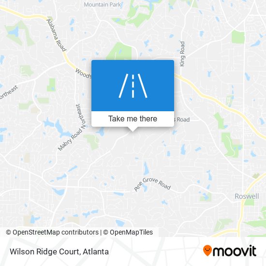 Wilson Ridge Court map