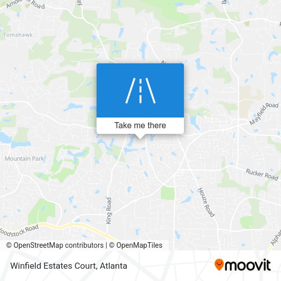 Mapa de Winfield Estates Court