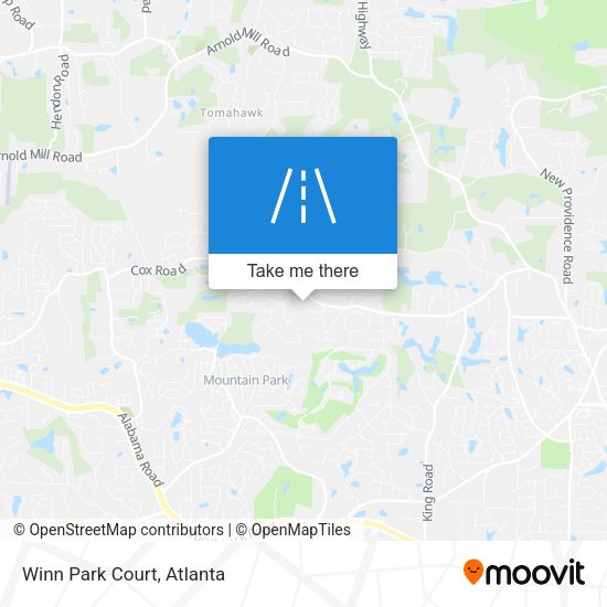 Mapa de Winn Park Court