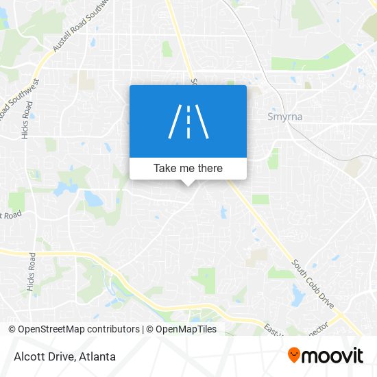 Alcott Drive map