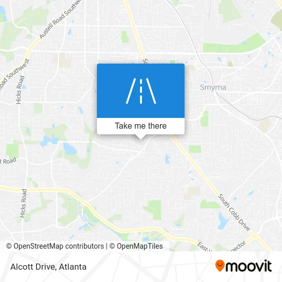 Alcott Drive map