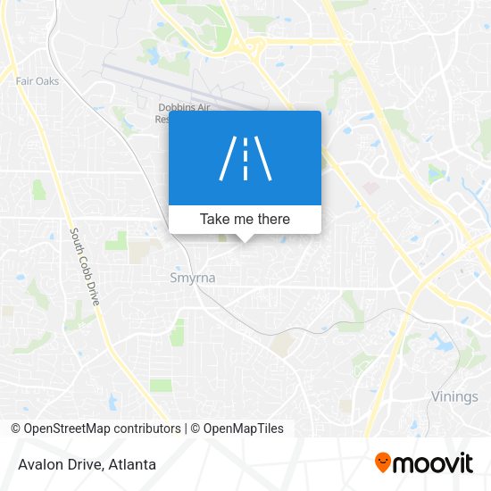 Mapa de Avalon Drive