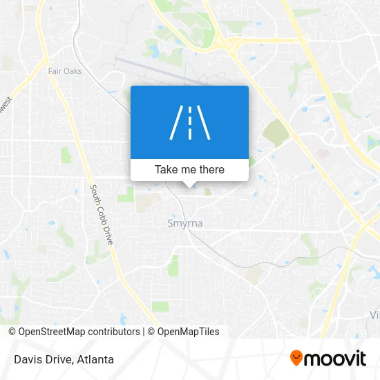 Davis Drive map