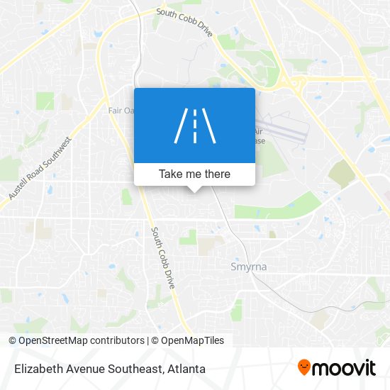 Mapa de Elizabeth Avenue Southeast