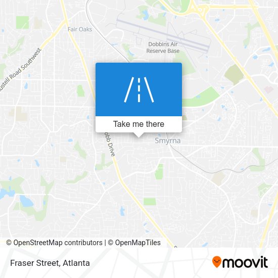 Mapa de Fraser Street