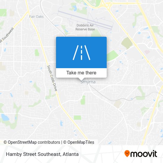 Hamby Street Southeast map