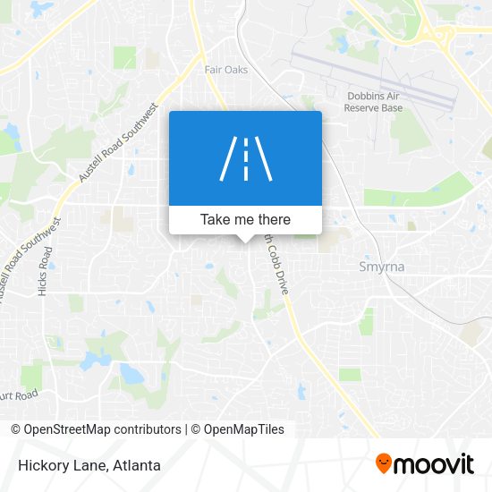 Mapa de Hickory Lane