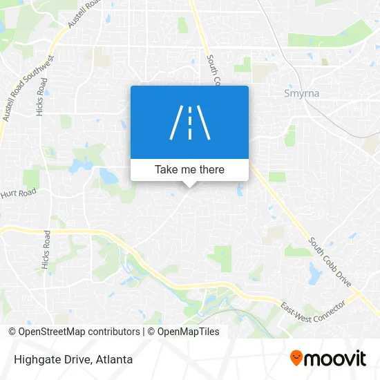 Highgate Drive map