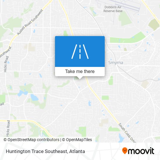 Mapa de Huntington Trace Southeast