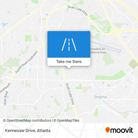 Mapa de Kennesaw Drive