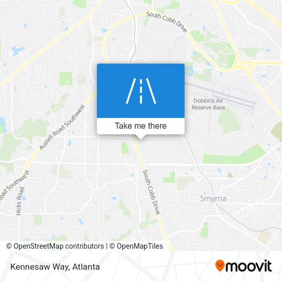 Mapa de Kennesaw Way