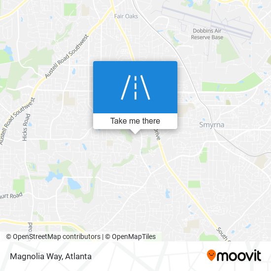 Magnolia Way map