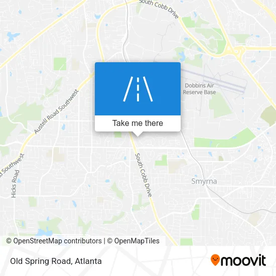 Mapa de Old Spring Road