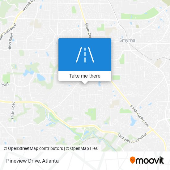 Pineview Drive map