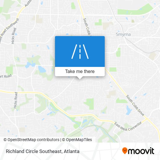 Mapa de Richland Circle Southeast