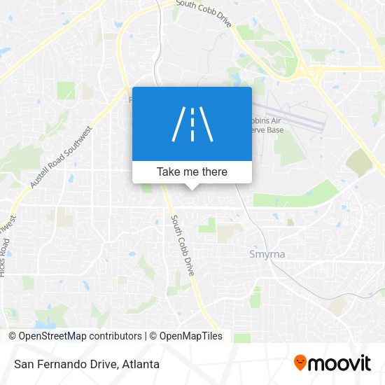 Mapa de San Fernando Drive