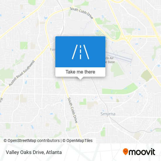 Mapa de Valley Oaks Drive