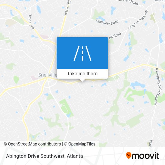 Mapa de Abington Drive Southwest