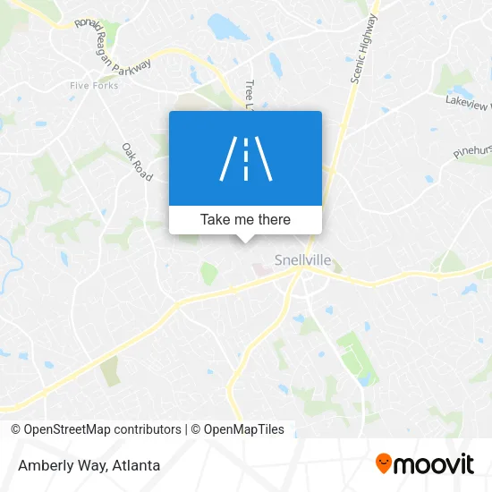 Amberly Way map