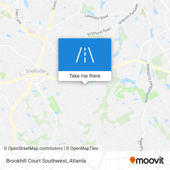 Brookhill Court Southwest map