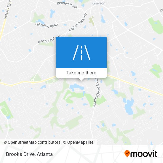 Brooks Drive map