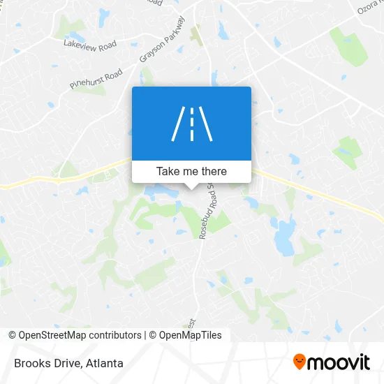 Brooks Drive map