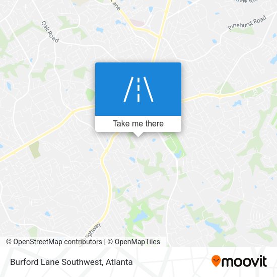 Mapa de Burford Lane Southwest