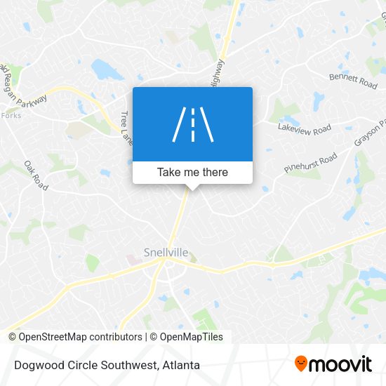 Dogwood Circle Southwest map
