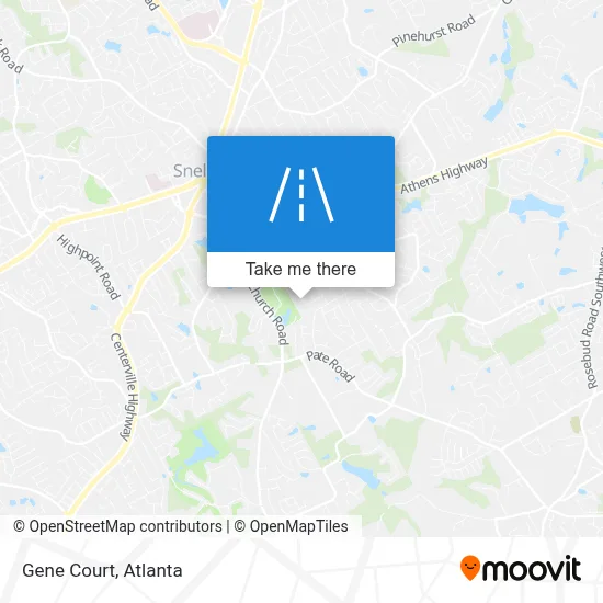 Gene Court map