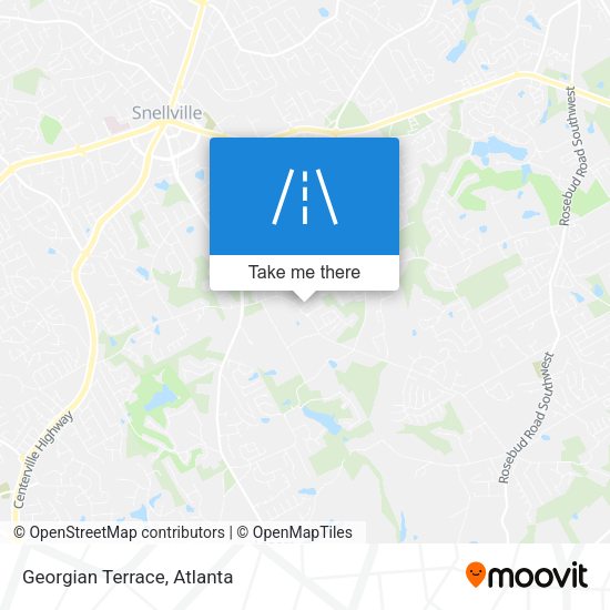 Mapa de Georgian Terrace