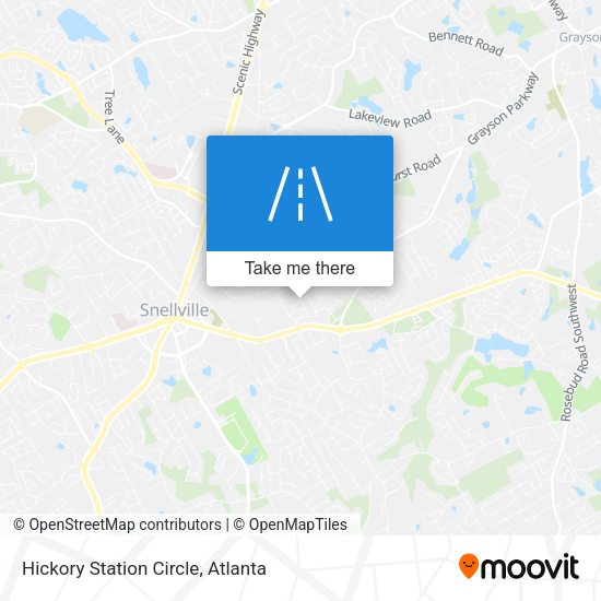 Mapa de Hickory Station Circle