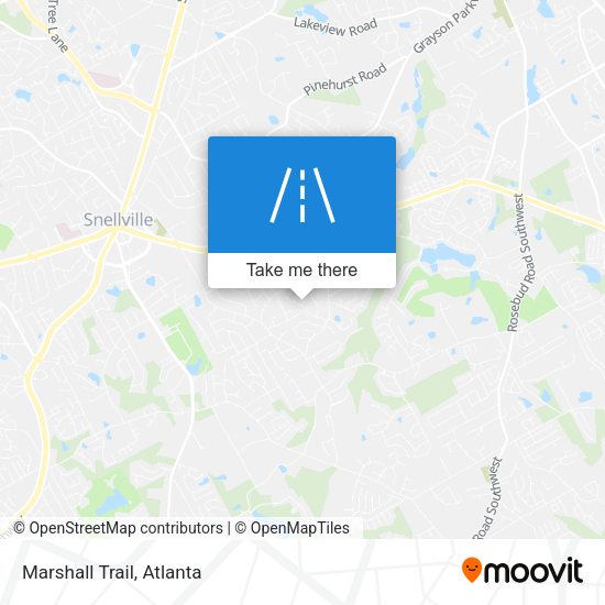 Mapa de Marshall Trail