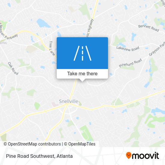 Mapa de Pine Road Southwest