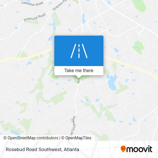 Mapa de Rosebud Road Southwest