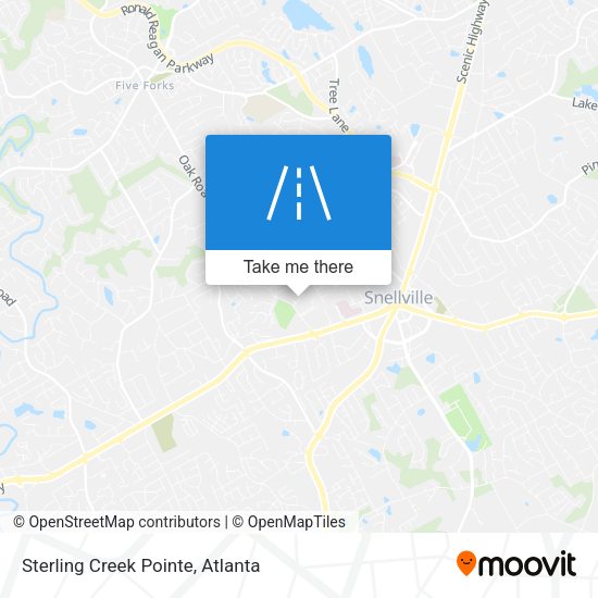 Sterling Creek Pointe map