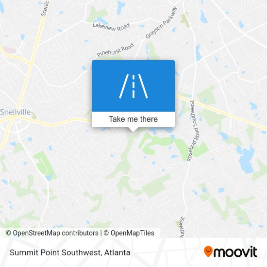 Summit Point Southwest map